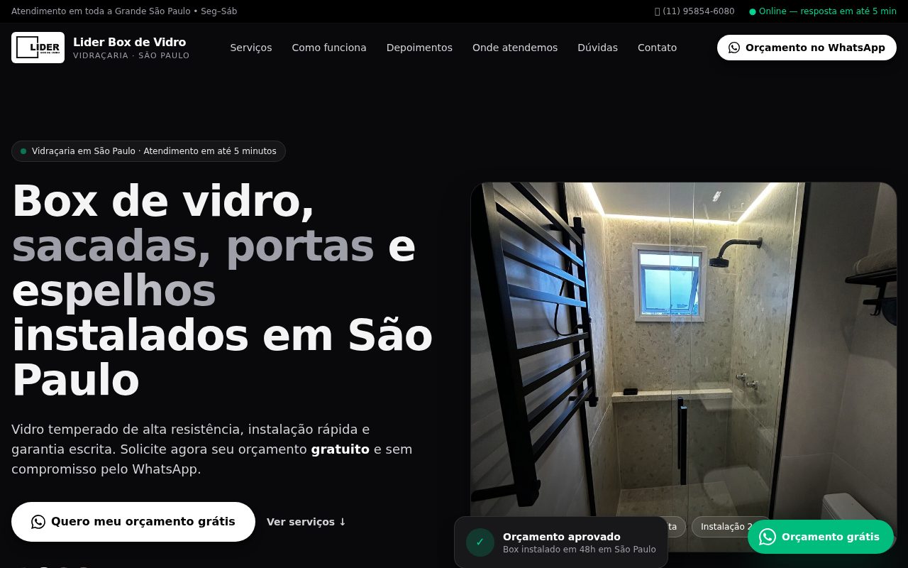 Box de banheiro
