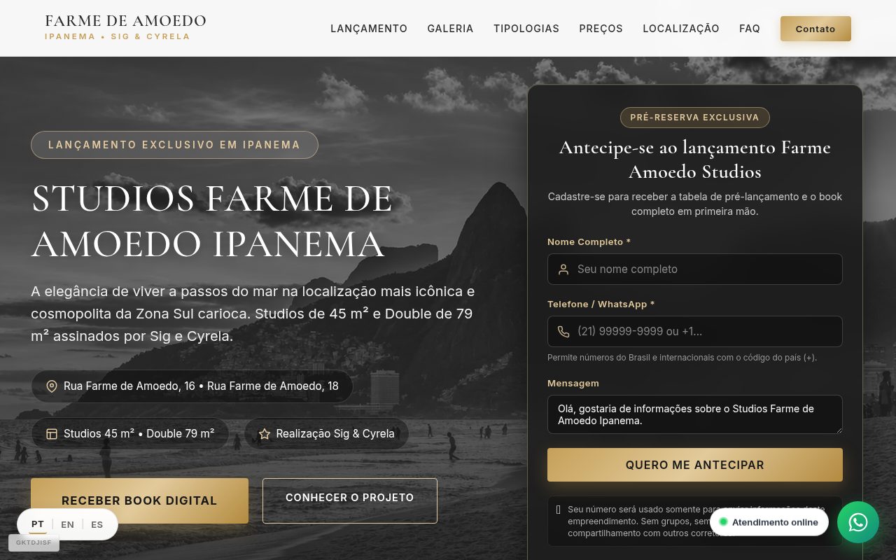 Studios Farme de Amoedo Ipanema