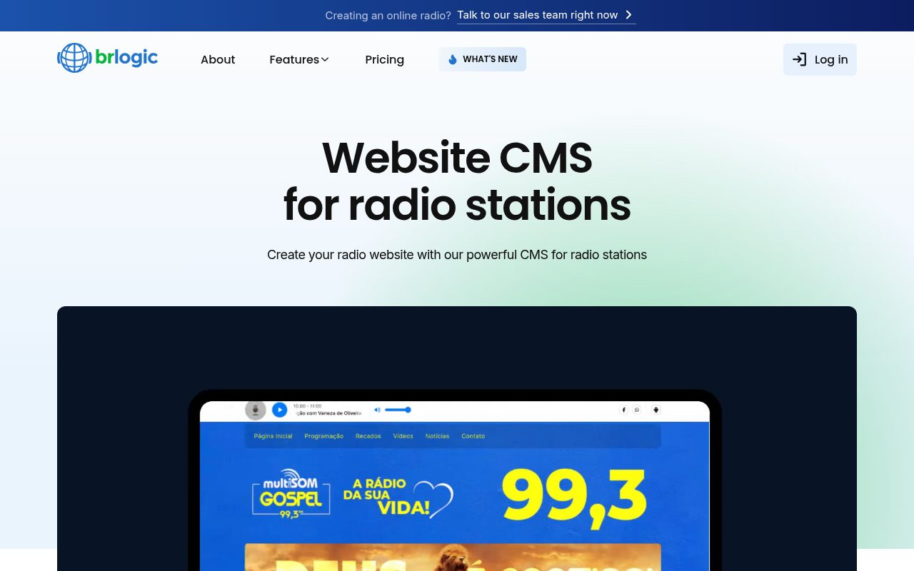 radio station website
