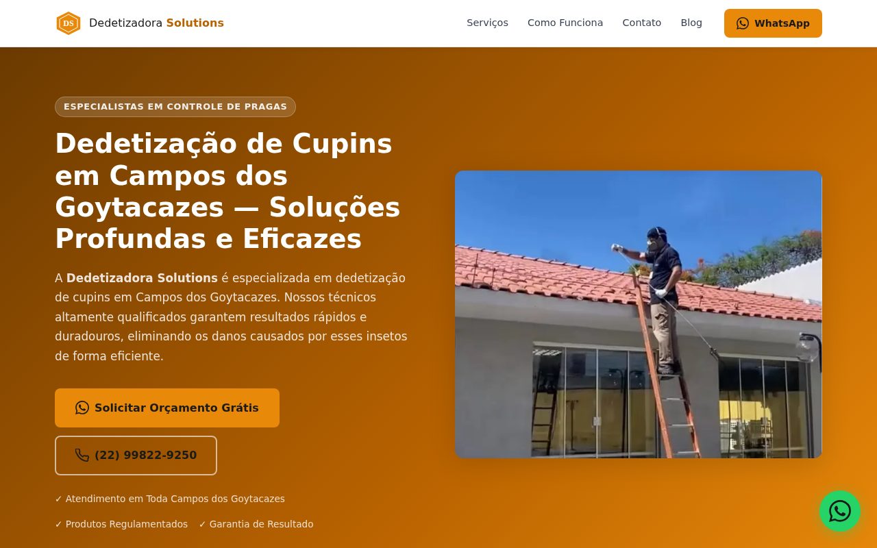 Dedetização de cupins em Campos dos Goytavazes Dedetização de cupins em Campos dos Goytavazes